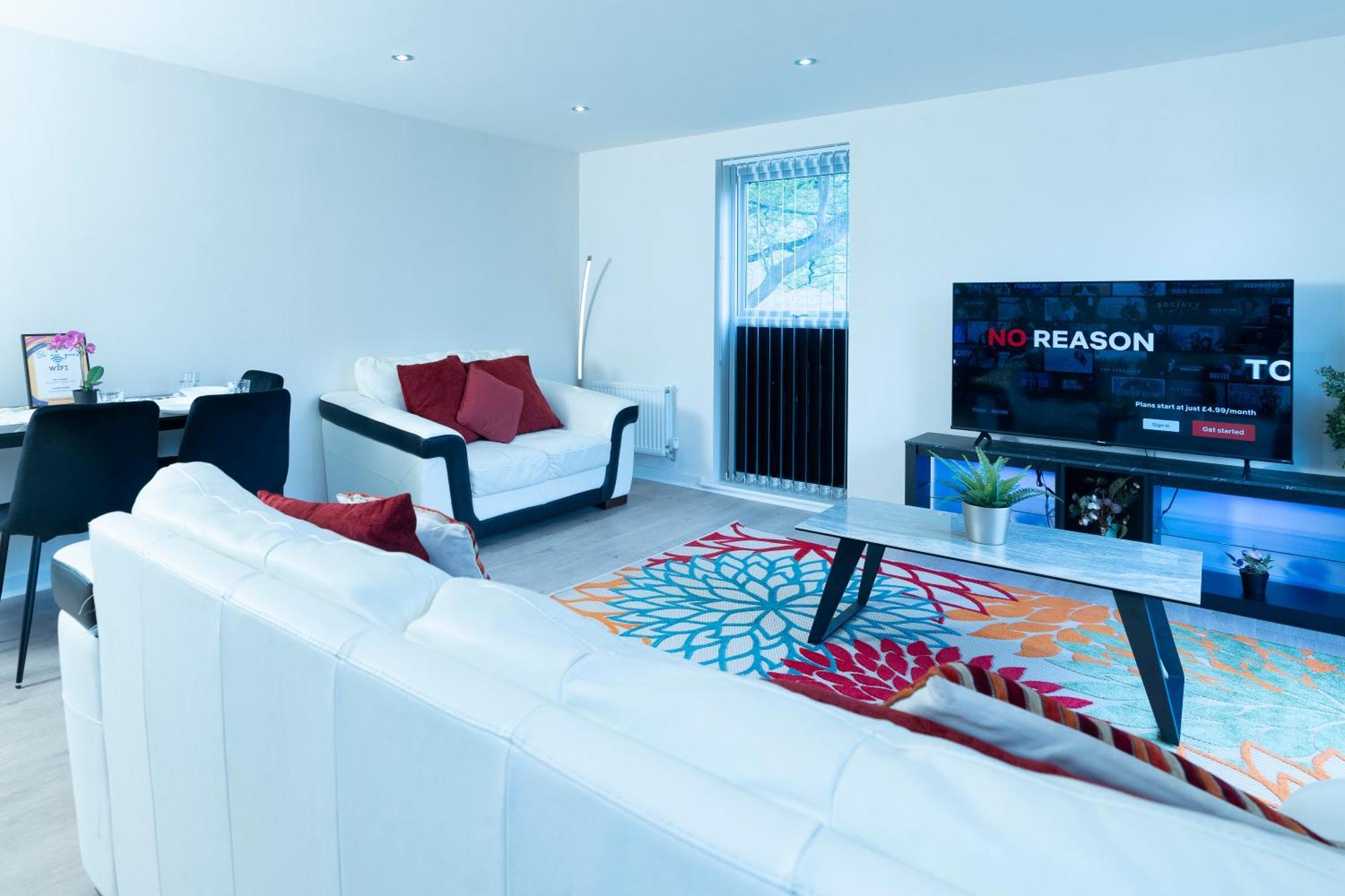 Luxury Ground Floor 2 Bedroom Apartment Free Wifi & Parking Sheffield Extérieur photo