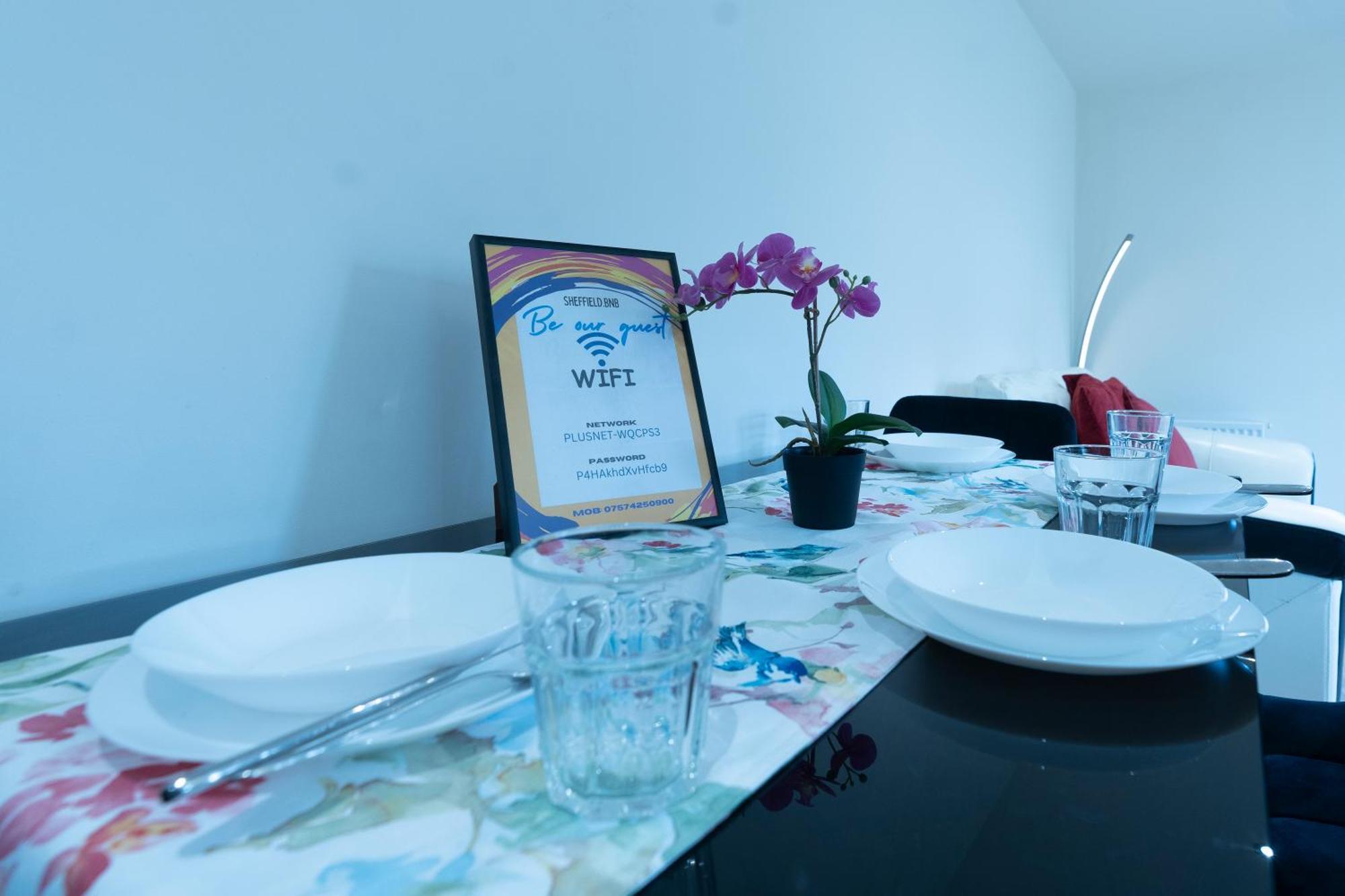 Luxury Ground Floor 2 Bedroom Apartment Free Wifi & Parking Sheffield Extérieur photo